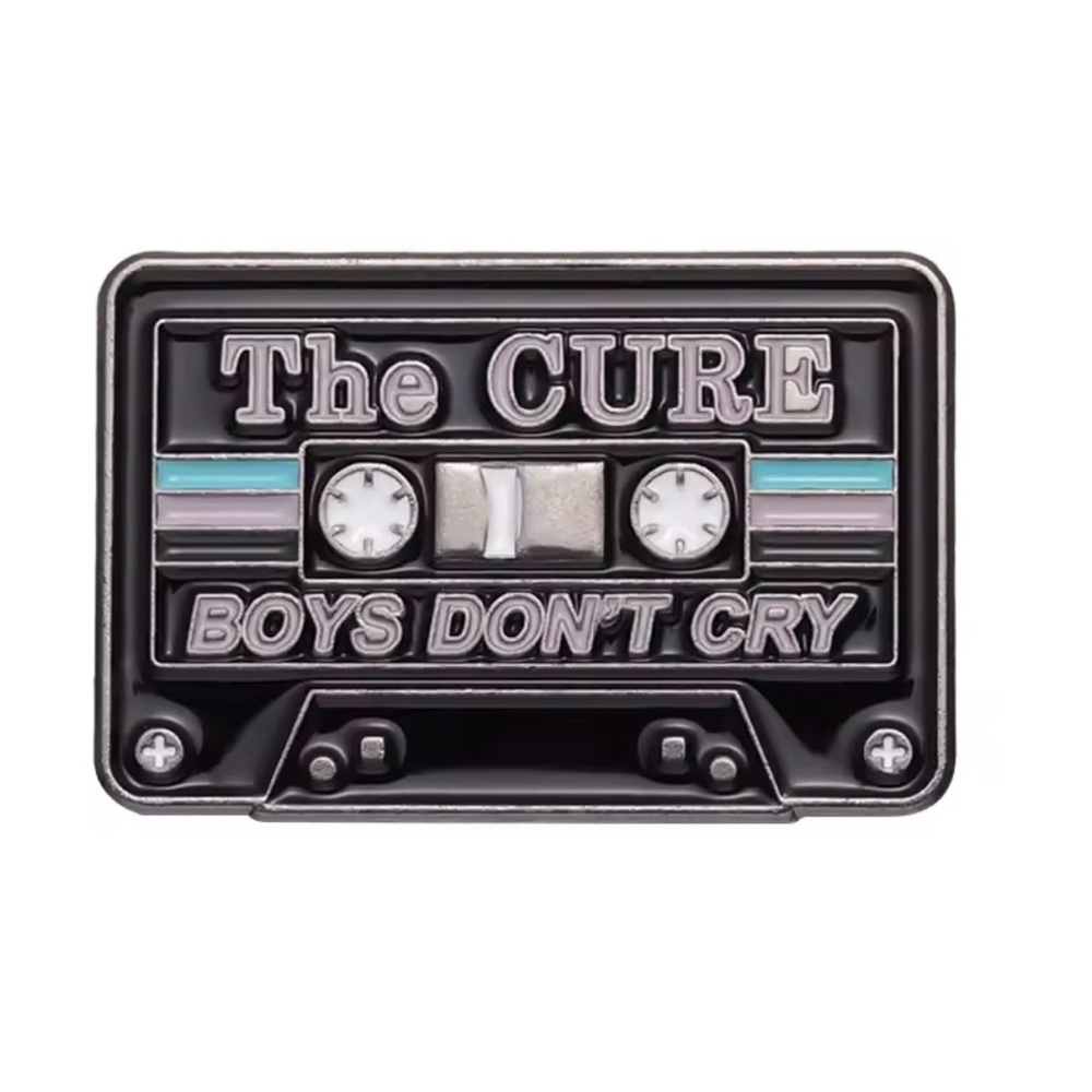 The Cure 80s Music Tape Enamel Pin - Retro Punk Rock Brooch for Rocker Style